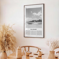 Isla Holbox Print Black and White, Isla Holbox Wall Art, Isla Holbox Poster, Isla Holbox Photo, Isla Holbox Wall Décor, Mexico