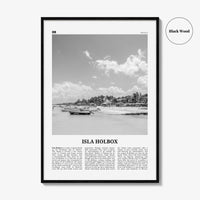 Isla Holbox Print Black and White, Isla Holbox Wall Art, Isla Holbox Poster, Isla Holbox Photo, Isla Holbox Wall Décor, Mexico
