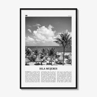 Isla Mujeres Print Black and White, Isla Mujeres Wall Art, Isla Mujeres Poster, Isla Mujeres Photo, Isla Mujeres Wall Décor, Mexico