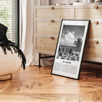 Isla Mujeres Print Black and White, Isla Mujeres Wall Art, Isla Mujeres Poster, Isla Mujeres Photo, Isla Mujeres Wall Décor, Mexico