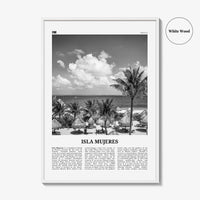 Isla Mujeres Print Black and White, Isla Mujeres Wall Art, Isla Mujeres Poster, Isla Mujeres Photo, Isla Mujeres Wall Décor, Mexico