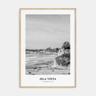 Isla Vista Portrait B&W Poster