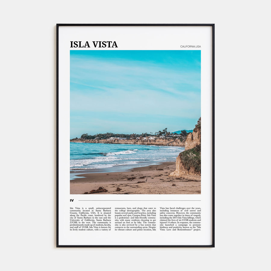 Isla Vista Travel Color Poster