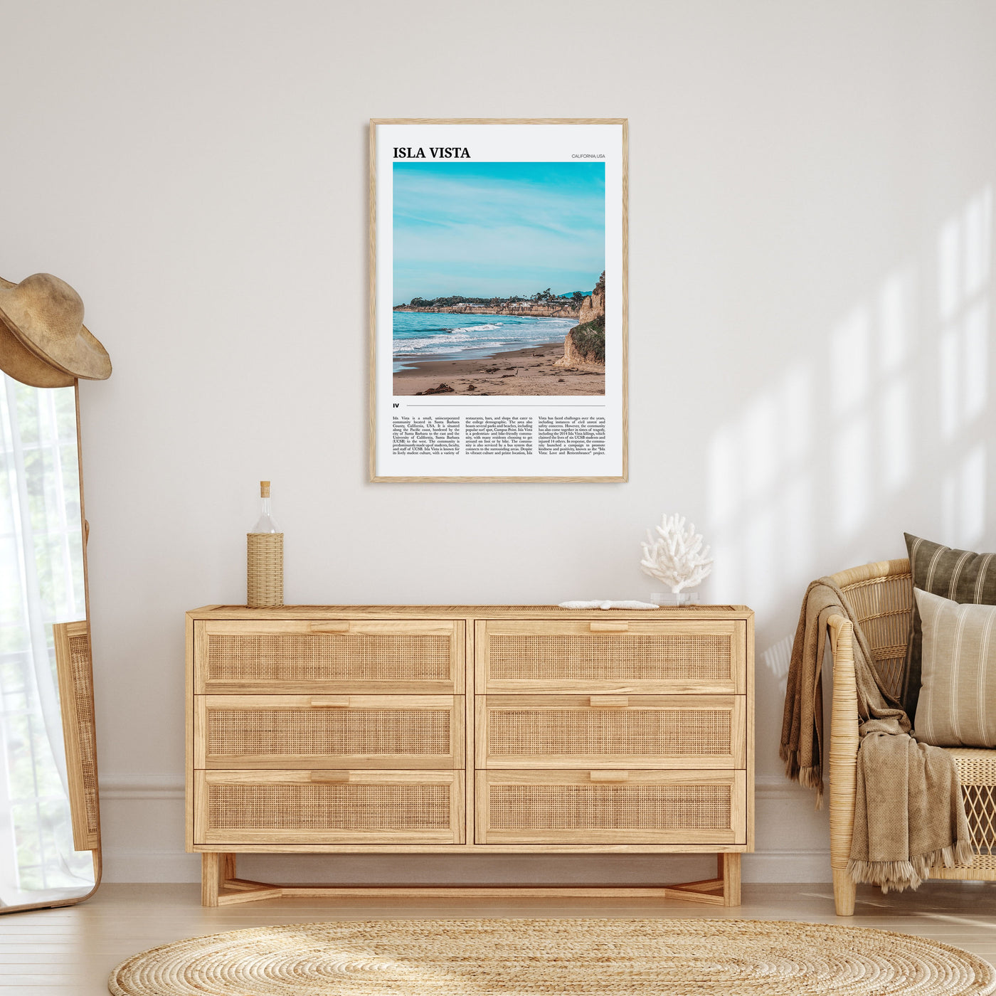 Isla Vista Travel Color Poster