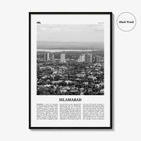 Islamabad Print Black and White, Islamabad Wall Art, Islamabad Poster, Islamabad Photo, Islamabad Wall Décor, Pakistan, اسلام آباد