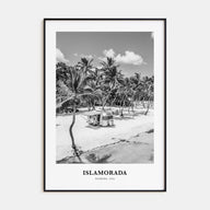 Islamorada Portrait B&W Poster