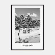Islamorada Portrait B&W Poster