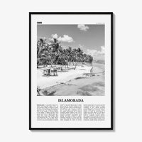 Islamorada Print Black and White, Islamorada Wall Art, Islamorada Poster, Islamorada Photo, Florida, USA, United States, North America