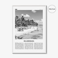 Islamorada Print Black and White, Islamorada Wall Art, Islamorada Poster, Islamorada Photo, Florida, USA, United States, North America