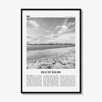 Isle of Palms Print Black and White, Isle of Palms Wall Art, Isle of Palms Poster, Isle of Palms Photo, Isle of Palms Décor, South Carolina