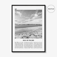 Isle of Palms Print Black and White, Isle of Palms Wall Art, Isle of Palms Poster, Isle of Palms Photo, Isle of Palms Décor, South Carolina