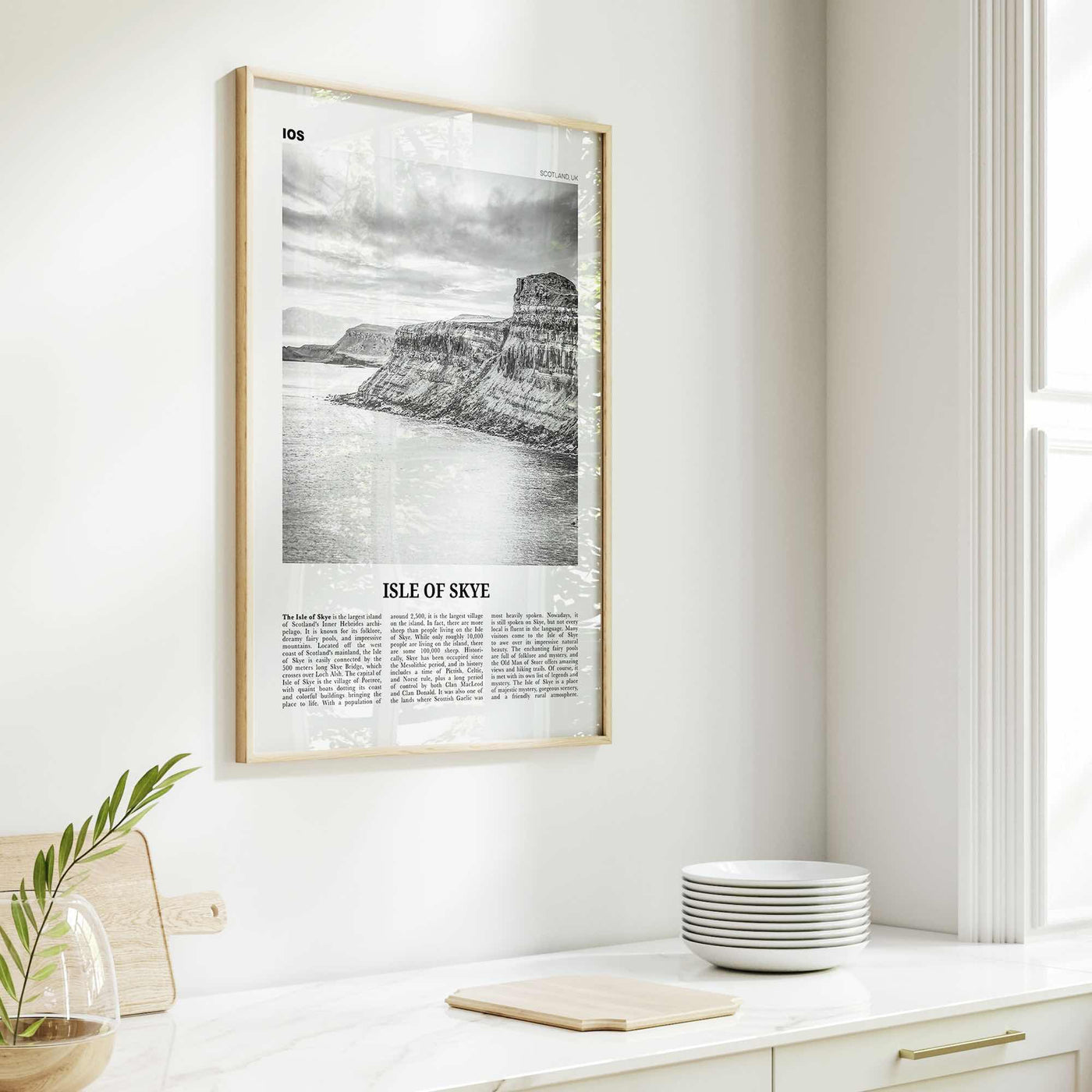 Isle of Skye Print Black and White, Isle of Skye Wall Art, Isle of Skye Poster, Isle of Skye Photo, Isle of Skye Wall Décor, Scotland, UK