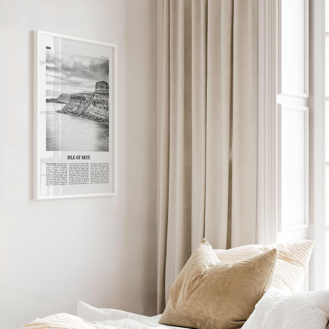 Isle of Skye Print Black and White, Isle of Skye Wall Art, Isle of Skye Poster, Isle of Skye Photo, Isle of Skye Wall Décor, Scotland, UK