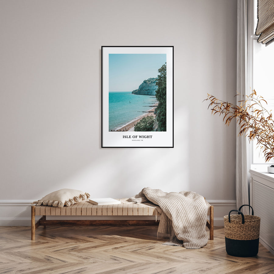 Isle of Wight Portrait Color Poster