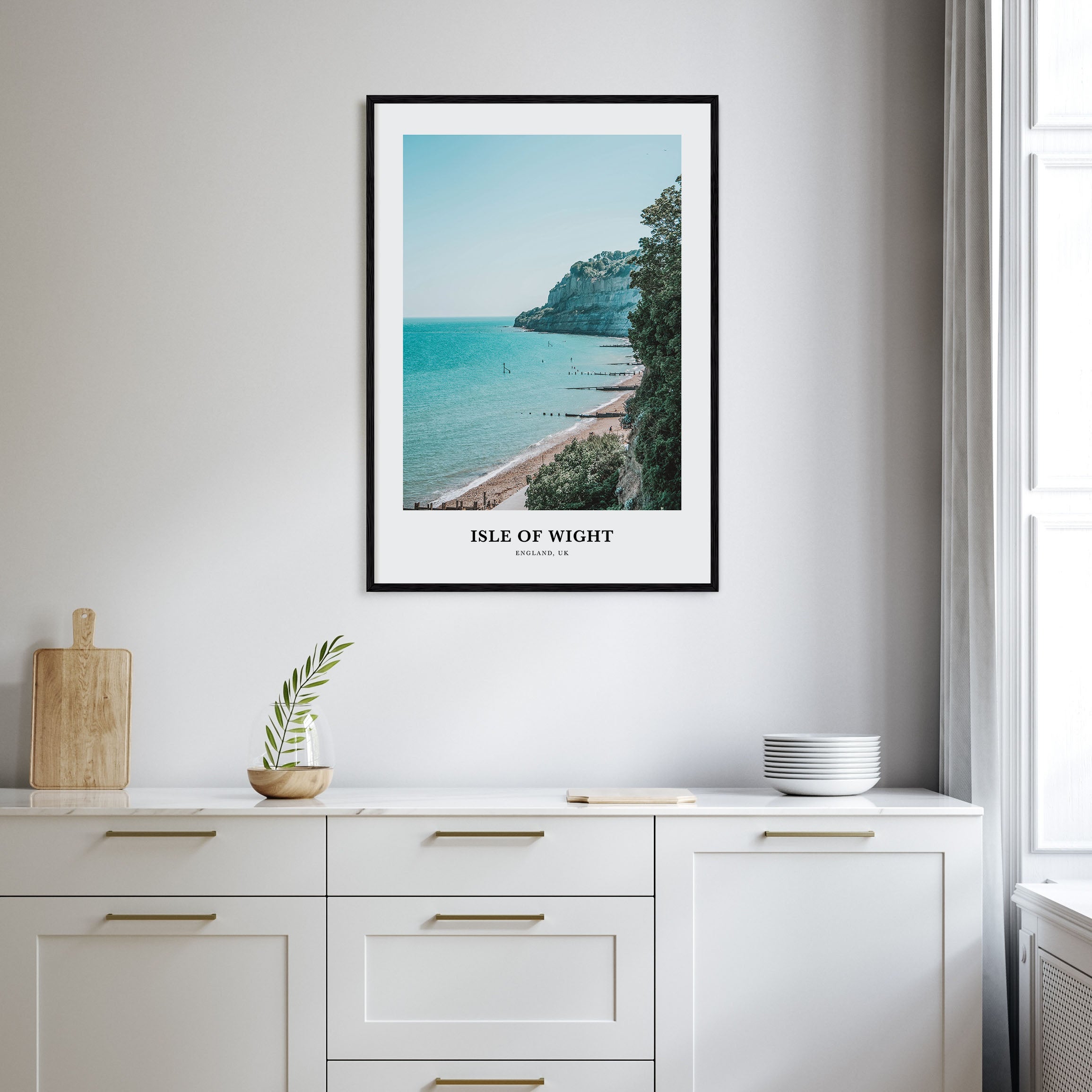 Isle of Wight Portrait Color Poster
