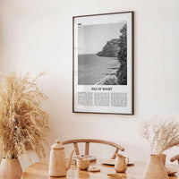 Isle of Wight Print Black and White, Isle of Wight Wall Art, Isle of Wight Poster, Isle of Wight Photo, Isle of Wight Décor, England, UK