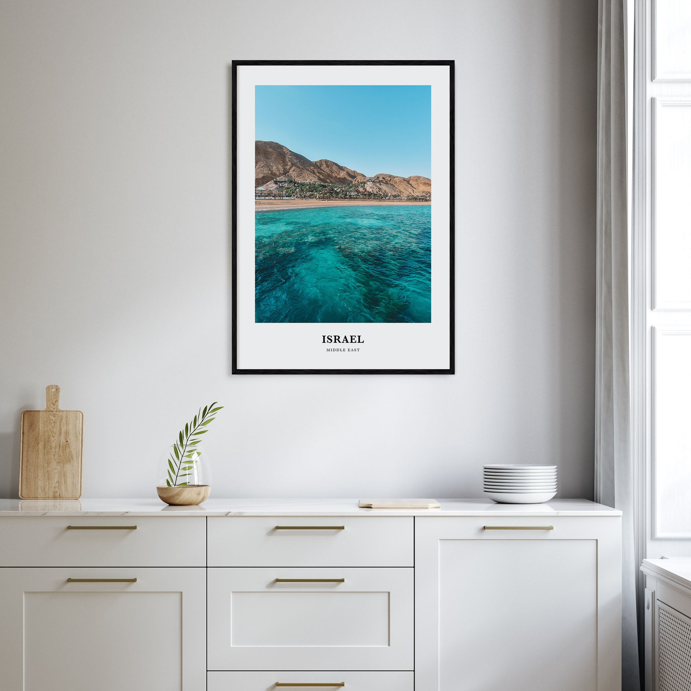 Israel Portrait Color Poster