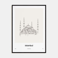 Istanbul Drawn No 2 Poster
