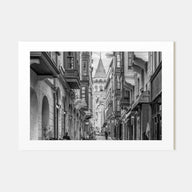 Istanbul Landscape B&W Poster