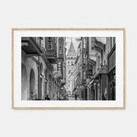 Istanbul Landscape B&W Poster