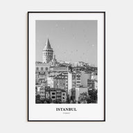 Istanbul Portrait B&W No 1 Poster