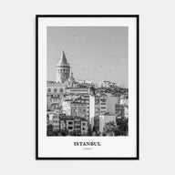 Istanbul Portrait B&W No 1 Poster
