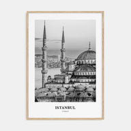 Istanbul Portrait B&W No 2 Poster