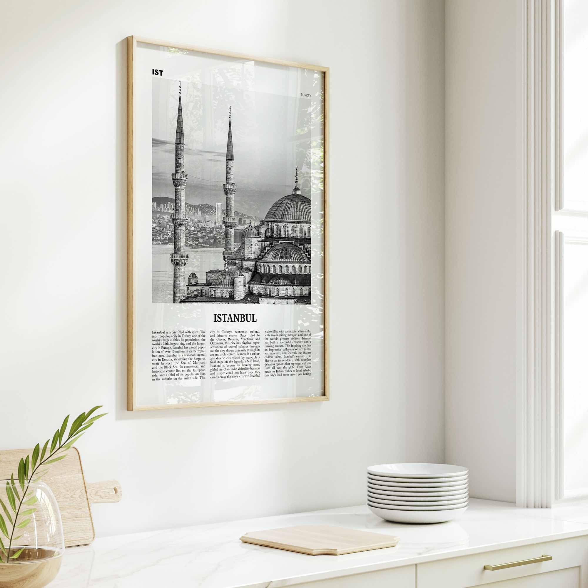 Istanbul Print Black and White No 1, Istanbul Wall Art, Istanbul Poster, Istanbul Photo, Turkey, İstanbul, Türkiye, Turkish