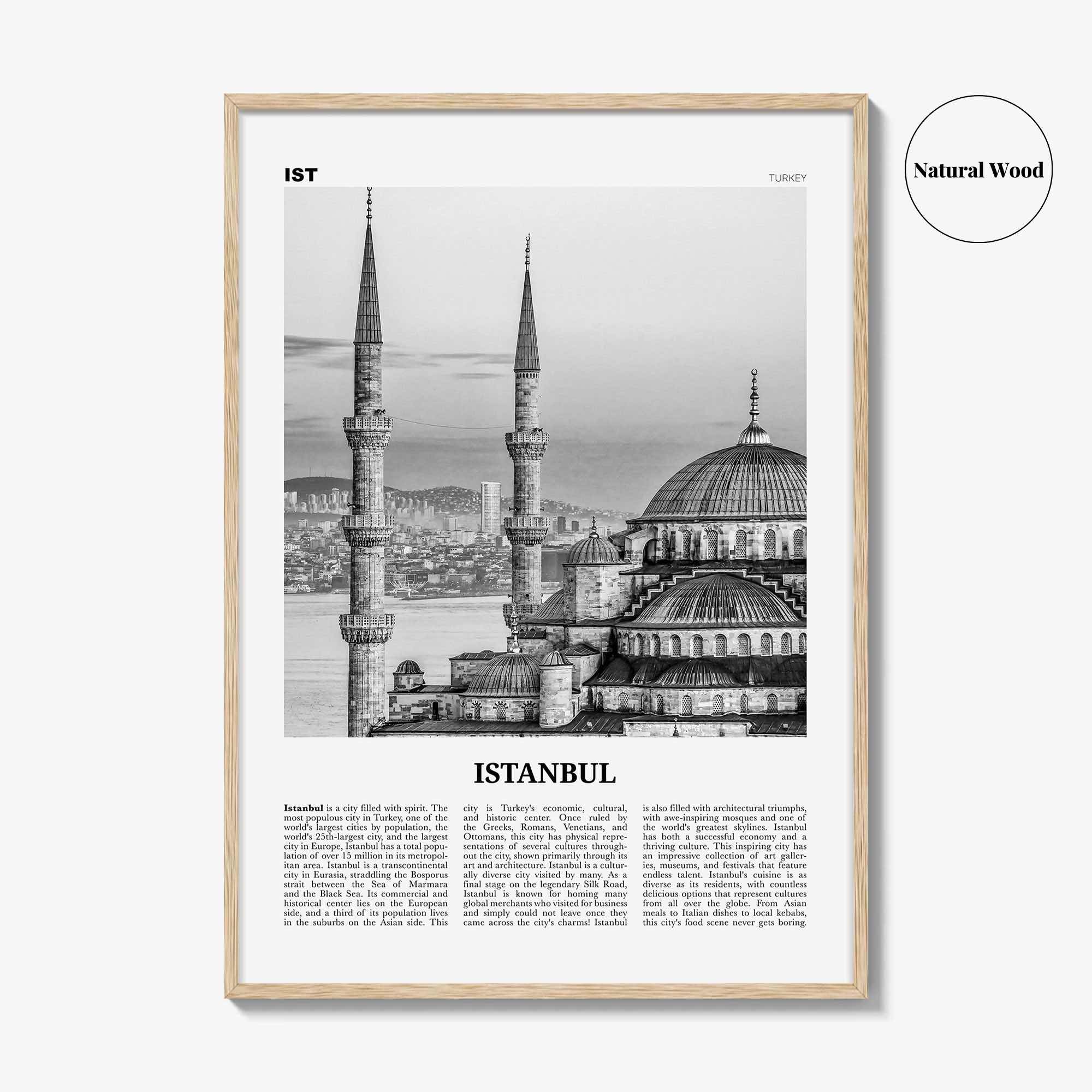 Istanbul Print Black and White No 1, Istanbul Wall Art, Istanbul Poster, Istanbul Photo, Turkey, İstanbul, Türkiye, Turkish