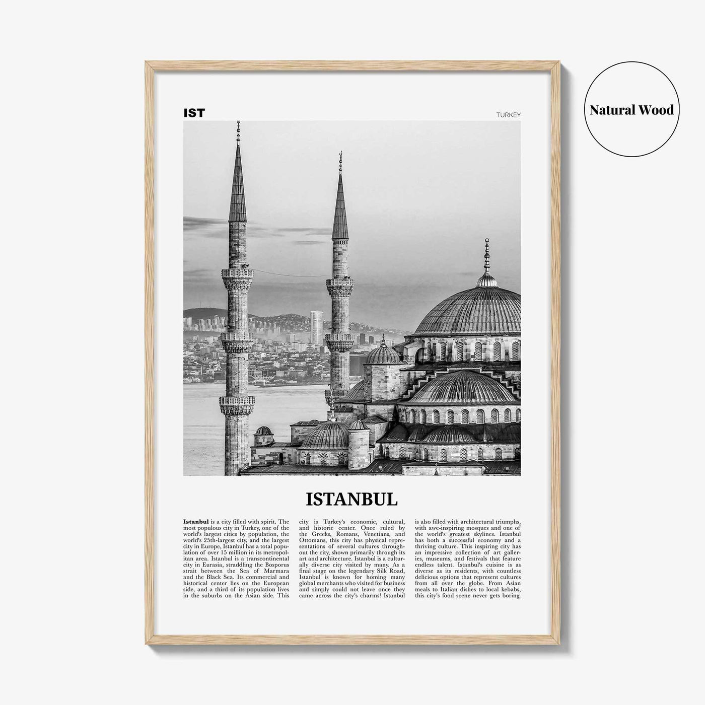 Istanbul Print Black and White No 1, Istanbul Wall Art, Istanbul Poster, Istanbul Photo, Turkey, İstanbul, Türkiye, Turkish