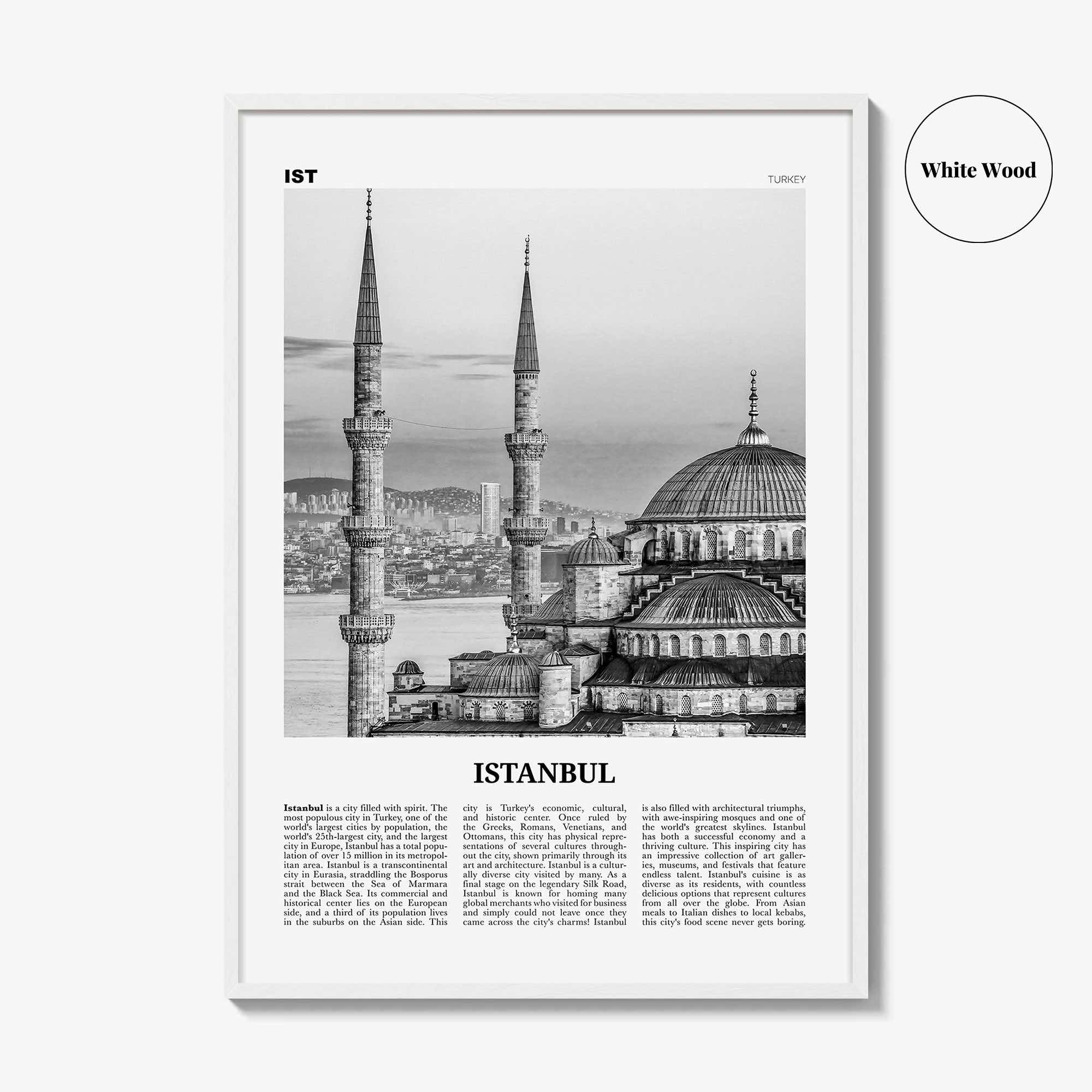 Istanbul Print Black and White No 1, Istanbul Wall Art, Istanbul Poster, Istanbul Photo, Turkey, İstanbul, Türkiye, Turkish