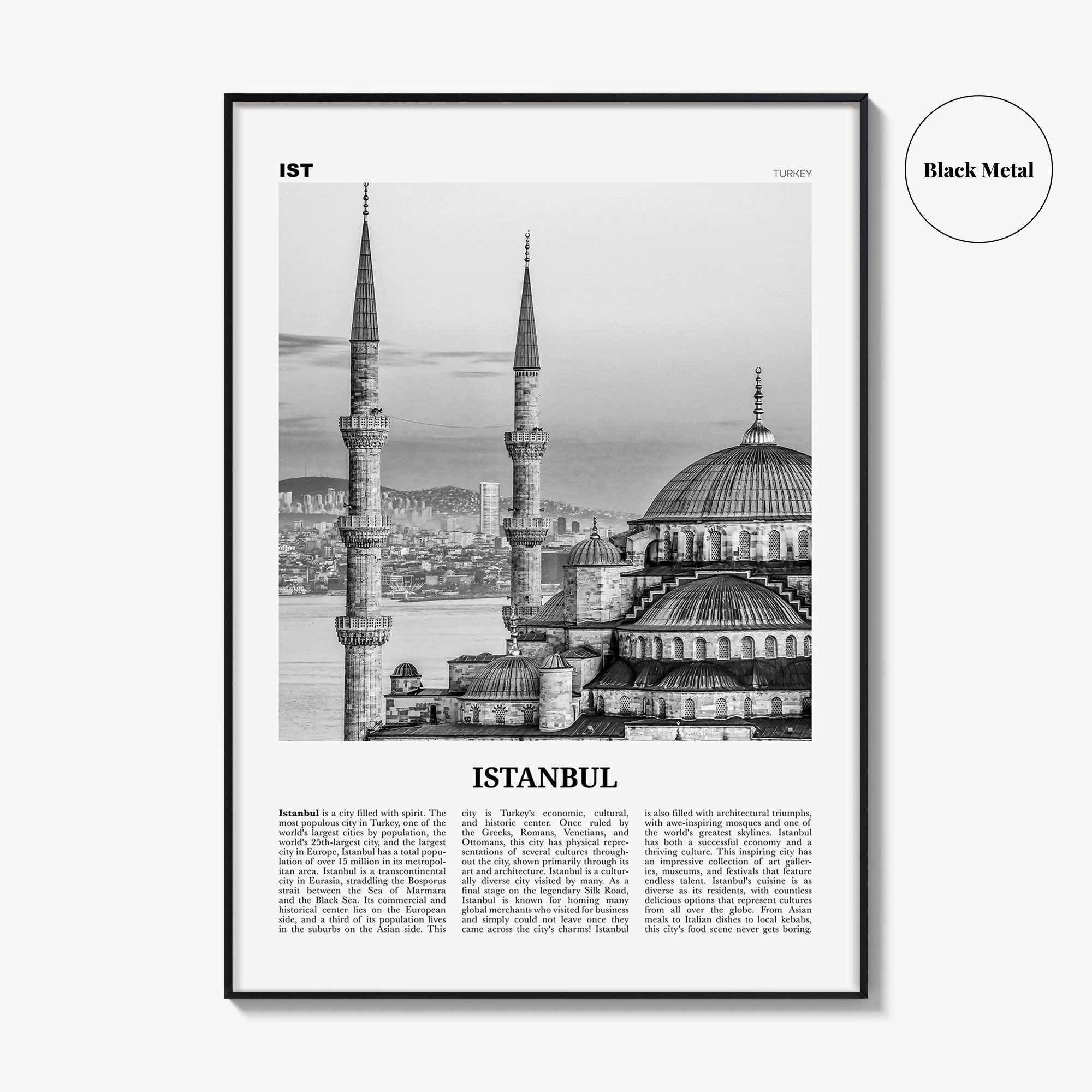 Istanbul Print Black and White No 1, Istanbul Wall Art, Istanbul Poster, Istanbul Photo, Turkey, İstanbul, Türkiye, Turkish