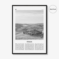 Italia Print Black and White, Italia Wall Art, Italia Poster, Italia Photo, Italia Wall Décor, Italia Map, Europe