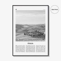 Italia Print Black and White, Italia Wall Art, Italia Poster, Italia Photo, Italia Wall Décor, Italia Map, Europe