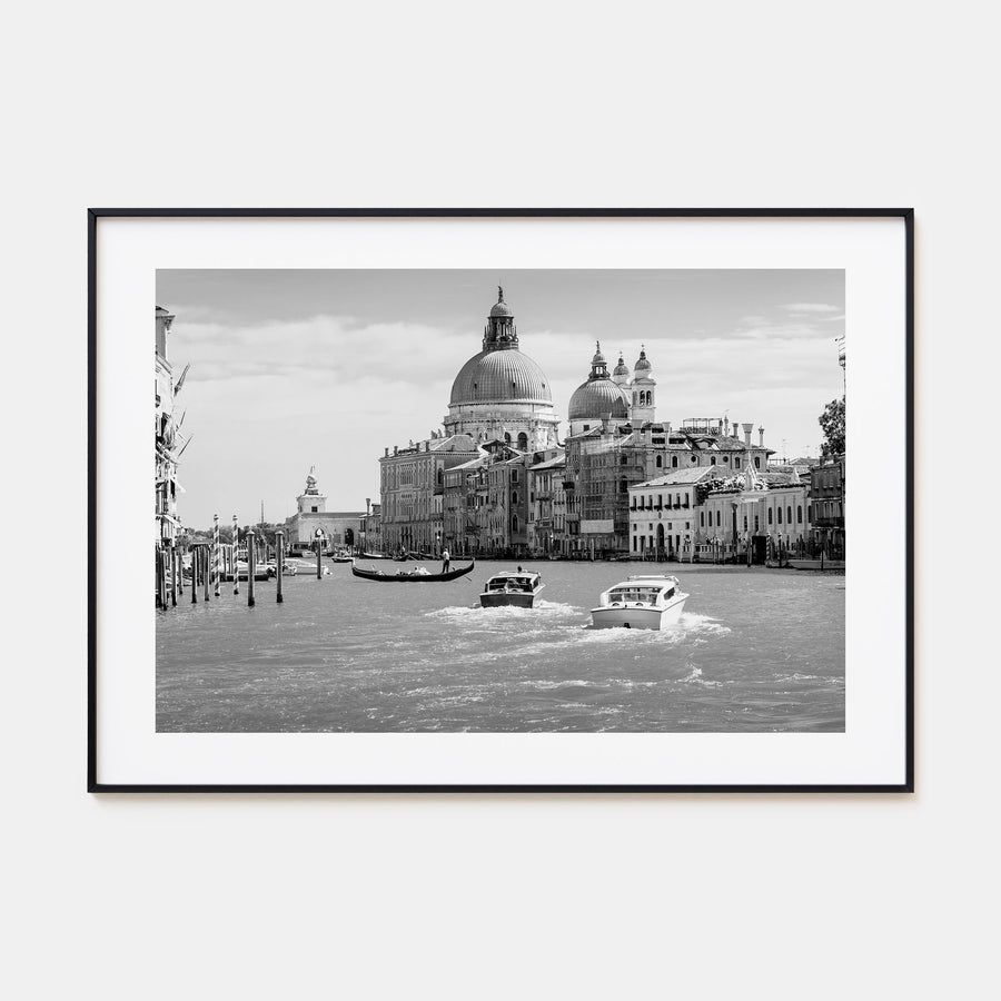 Italy Landscape B&W Poster