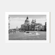 Italy Landscape B&W Poster