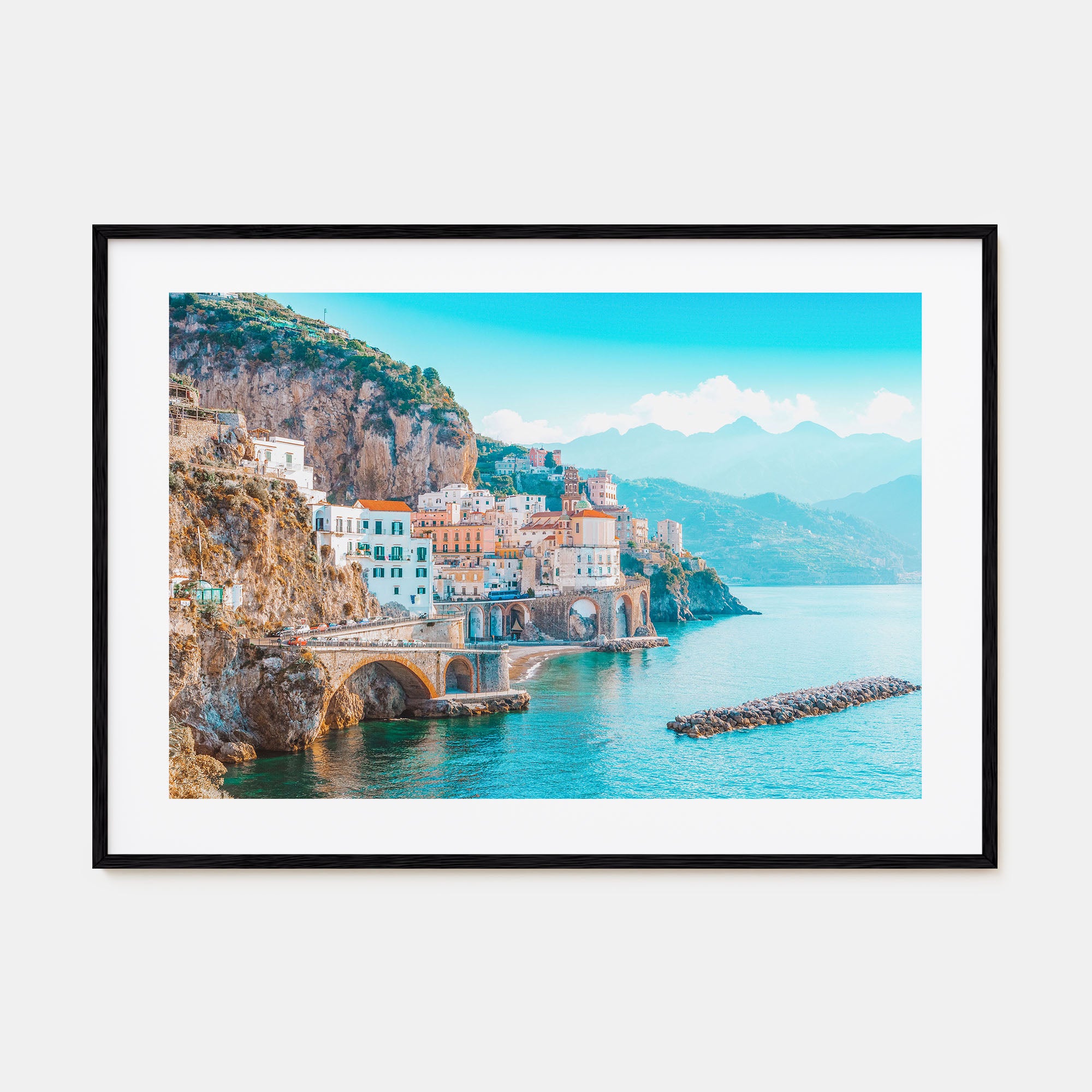 Italy Landscape Color Poster