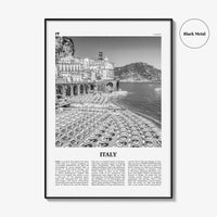 Italy Print Black and White No 2, Italy Wall Art, Italy Poster, Italy Photo, Italy Wall Décor, Italy Map, Europe
