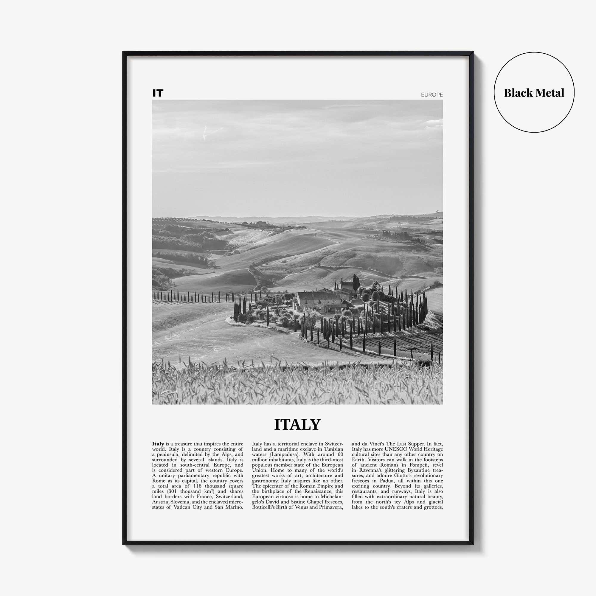 Italy Print Black and White No 3, Italy Wall Art, Italy Poster, Italy Photo, Italy Decor, Italia, Italian, L'Italia, Italiana