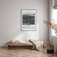 Ivory Coast Travel B&W Poster