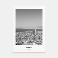 Izmir Portrait B&W Poster