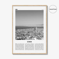 Izmir Print Black and White, Izmir Wall Art, Izmir Poster, Izmir Photo, Izmir Wall Décor, İzmir, Turkey, Aegean