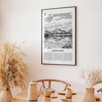 Jackson Hole Print Black and White, Jackson Hole Wall Art, Jackson Hole Poster, Jackson Hole Photo, Wyoming, USA, United States