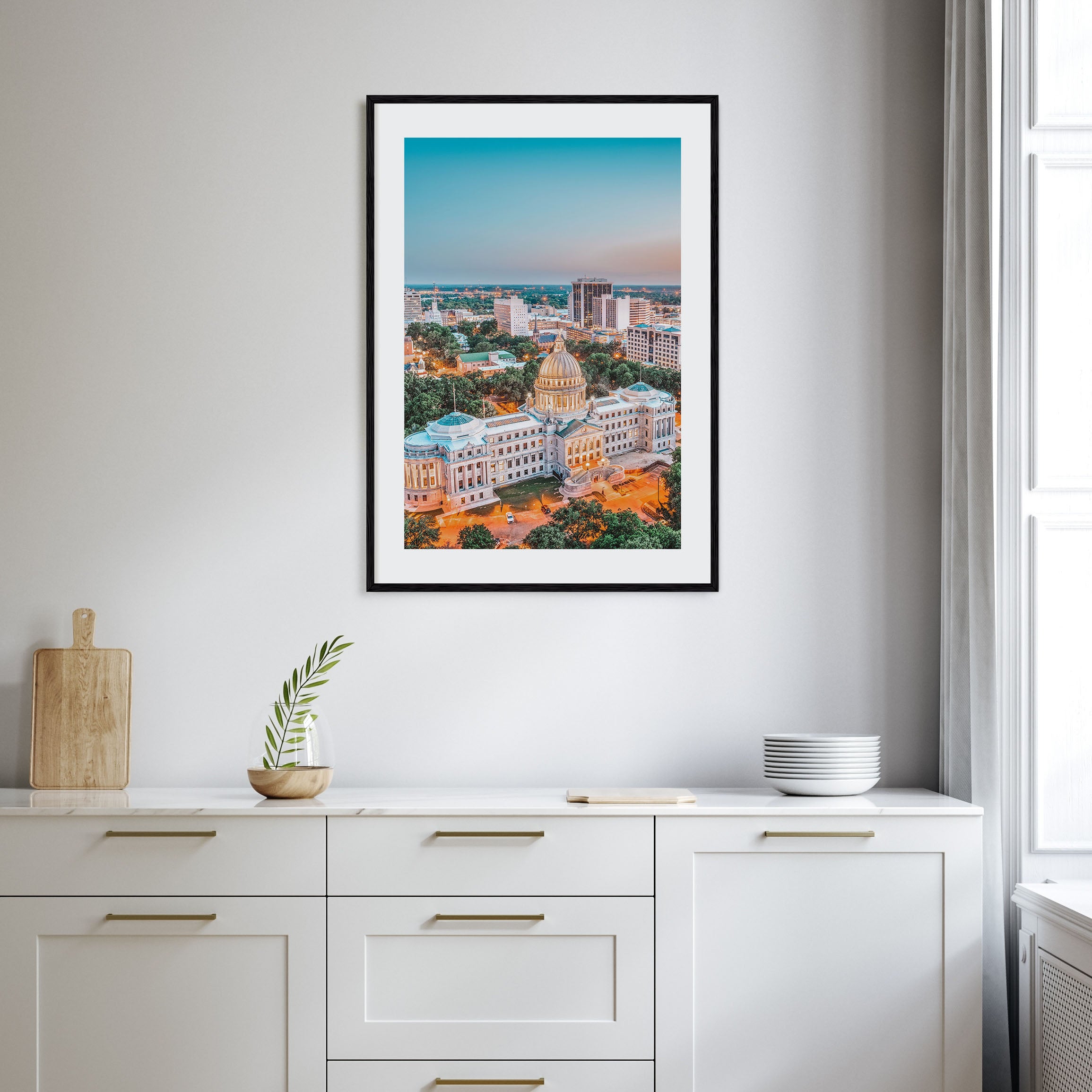 Jackson, Mississippi Photo Color Poster