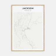 Jackson, Wyoming Map Portrait Poster