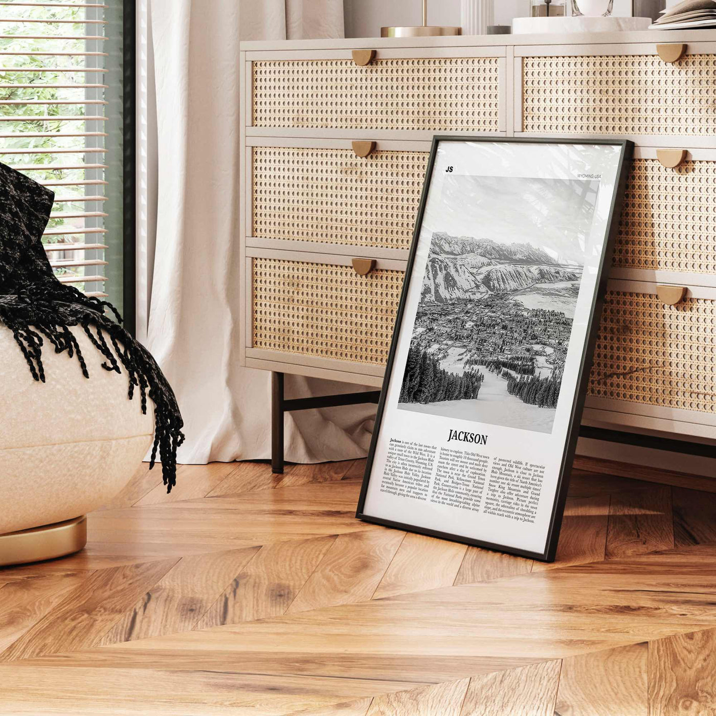 Jackson Print Black and White Wyoming, Jackson Wall Art, Jackson Poster, Jackson Photo, Jackson Map, United States