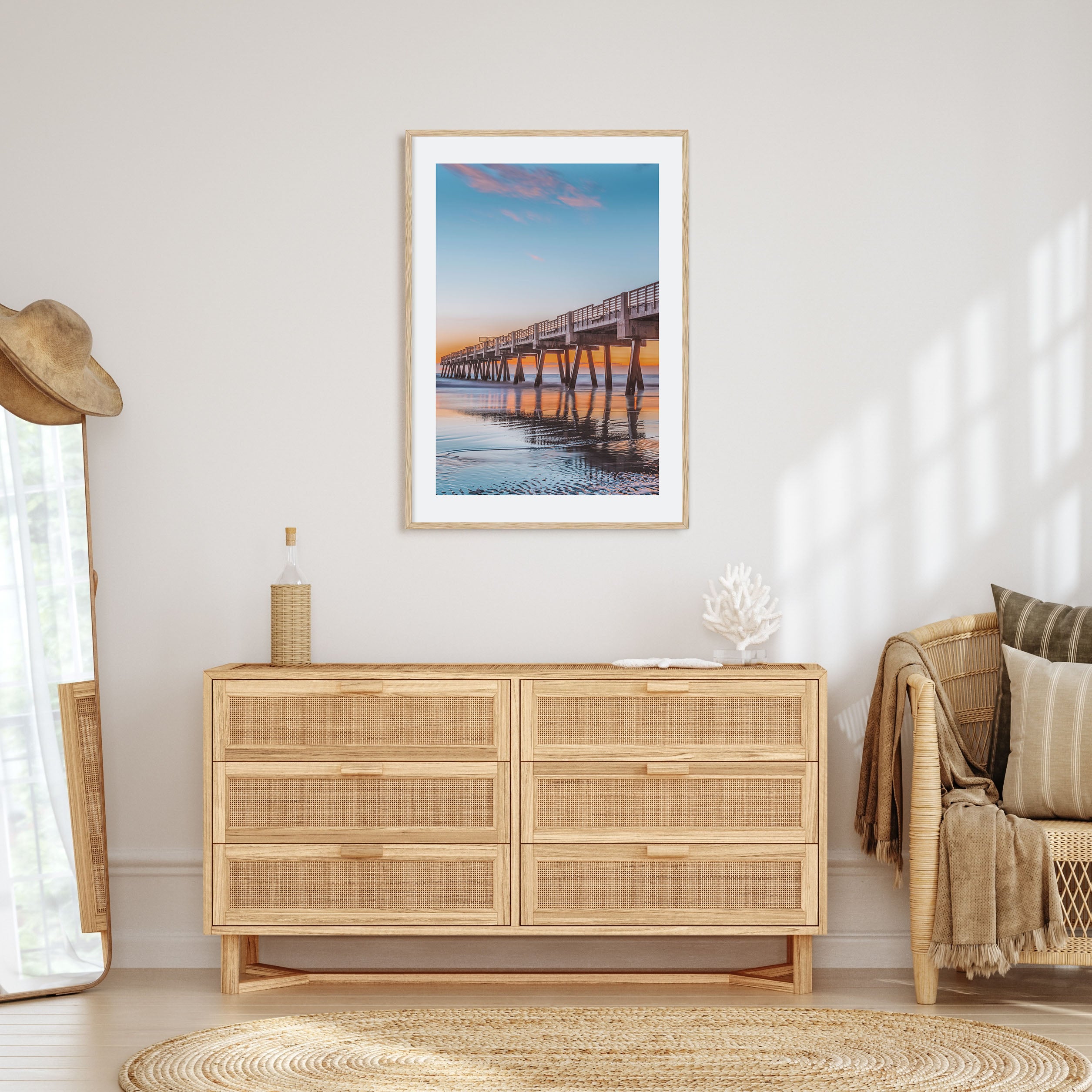 Jacksonville Beach Photo Color No 1 Poster