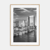 Jacksonville Photo B&W No 1 Poster