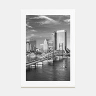 Jacksonville Photo B&W No 1 Poster