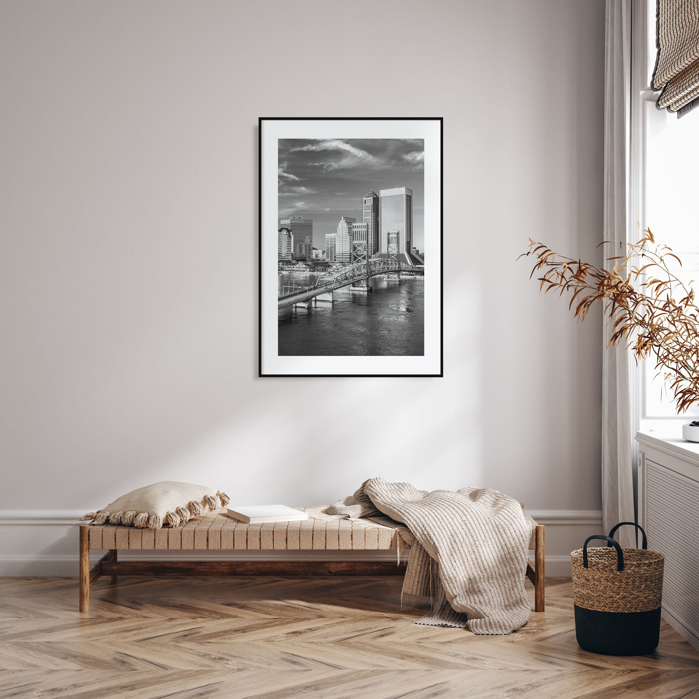 Jacksonville Photo B&W No 1 Poster